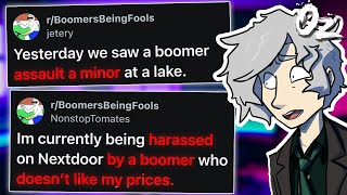 rBoomersBeingFools Assaulting A Minor For Existing [upl. by Neelsaj275]