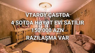 HEYET EVI SATILIR 150000 AZN  GENCEDE SATILAN EVLER [upl. by Nahshon]