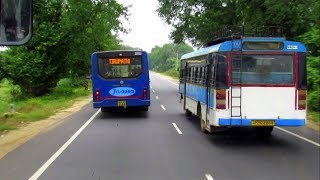 METRO EXPRESS Vs SAPTHAGIRI EXPRESS BUSES [upl. by Michale]