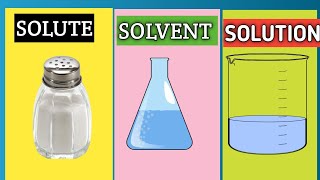 Solute solvent and solutions  class 9 chapter 6 solution  chemistry [upl. by Evannia]