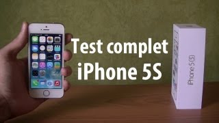 Le test complet de liPhone 5S Présentation Design Rapidité Caméra Touch ID en Français [upl. by Lerret643]