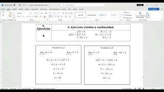 Guía de actividades y rúbrica de evaluación – Tarea 2 Límites y Continuidad [upl. by Jo Ann]