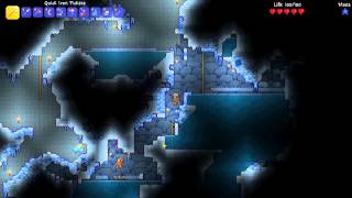 Terraria 13  3 Ice Caving [upl. by Eenobe]