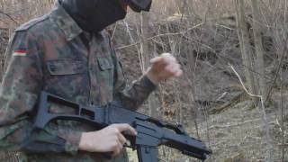 Airsoft Schusstest JG G36C HD [upl. by Airbma]