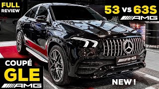 2020 MERCEDES GLE Coupe AMG NEW GLE 53 vs 63 S Full Review BRUTAL Sound 4MATIC [upl. by Aneehsram]