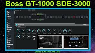 Boss GT1000 Boss SDE3000 Boss SDE3  Demo Sound Test [upl. by Sofer]