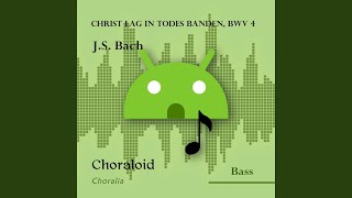 Christ lag in Todes Banden BWV 4 Versus 1  Christ lag in Todes Banden Voice with metronome [upl. by Misty235]