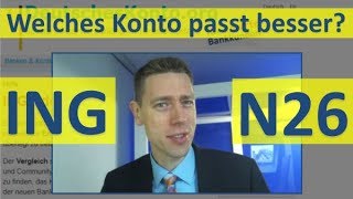 GratisN26 doch besser als ING Konto [upl. by Hortense]