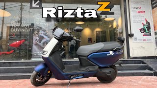 All New Ather Rizta Z Most Detailed Walkaround 🔥  Price  Features  Range  Chassis Number 9 [upl. by Ellasal848]