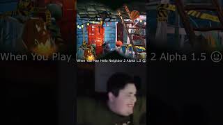 helloneighbor2 HELLO NEIGHBOR 2 ALPHA15 NOSTALGIE vs hn2 alpha 2 shorts sad nostalgia [upl. by Hanley618]