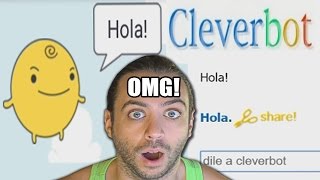 LA INCREÍBLE CONVERSACIÓN ENTRE SIMSIMI Y CLEVERBOT 😅 [upl. by Ttcos]