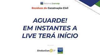 Webinar Resíduos da Construção Civil – MTR e Integração com SIGOR MTR [upl. by Eidde357]