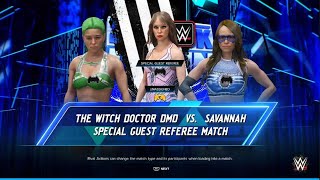 AWA knockdown live WWE 2K24 DMD vs Savannah Special guest referee Taylor Swift [upl. by Hughie]