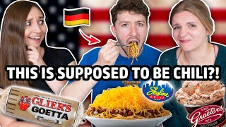 Germans Try CINCINNATI FOODS for the First Time  Feli from Germany [upl. by Grimbald]