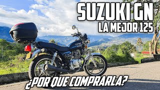 Suzuki GN 125  LA MEJOR MOTO 125 CC Calidad precio  Ventajas y Desventajas [upl. by Camilia]