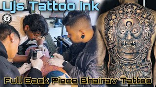 Full Back Piece Bhairav Tattoo  Full Comedy  Dhamal [upl. by Shiverick]