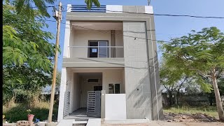 V125  2 bhk house in indore  20 by 50 west facing house  property builder indore [upl. by Lindsey243]