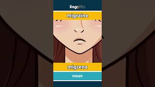 🇬🇧🇵🇱 migraine  migrena  vocabulary builder  learn English  Uczmy się angielskiego [upl. by Asaeret601]