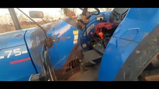 Cómo aprender a manejar un tractor sonalika 75 HP [upl. by Bucher322]