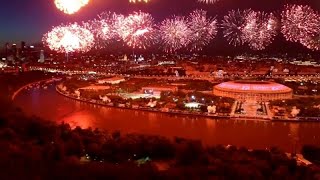 Feuerwerk über Moskau 75 Jahre Sieg über Nazideutschland [upl. by Worra]