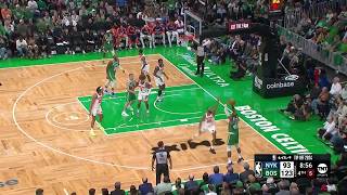 The Celtics tie the NBA RECORD for 3pointers in a game with 29 on opening night 🎯  NBA on ESPN [upl. by Mauer]