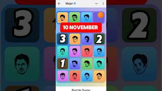 10 November Major puzzle durov Solved Today  Major Daily combo card 10 November Major puzzle duro [upl. by Aisat]