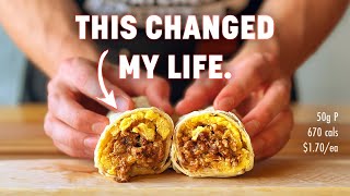 The Breakfast Burrito that CHANGED My Life  Meal Prep [upl. by Lynna]