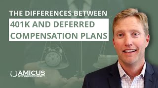 What are the Differences Between a 401K Plan and a Deferred Compensation Plan [upl. by Gnilrits]