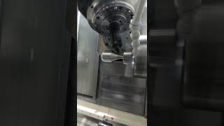 Amazing 5 axis turning on DMG MORI NTX machine [upl. by Airetnohs]