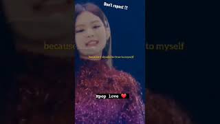 Jennie solo lyricsJennie ✨💖blackpink solo kpoplalove❤ [upl. by Eilac]