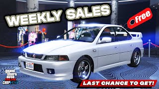 GTA 5 Online WEEKLY UPDATE  FREE Expensive CARS CARS TO BUY  Rare Cars  SALES [upl. by Tiffanie564]