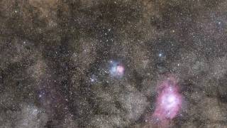 Zooming Into The Trifid Nebula 720p [upl. by Nedla]