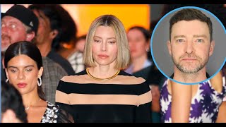 Jessica Biel Smiles on Set Hours After Justin Timberlakes Arrest [upl. by Ari]