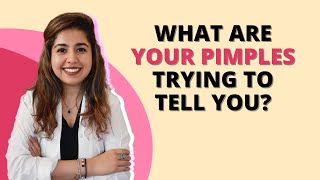 Heres what your pimples are trying to tell you  Explains Dermatologist Dr Shikha Shah [upl. by Donahoe]