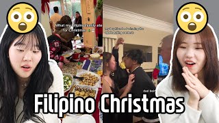 Korean React to Filipino Christmas  Is this Normal in the Philippines 😲 [upl. by Llereg995]