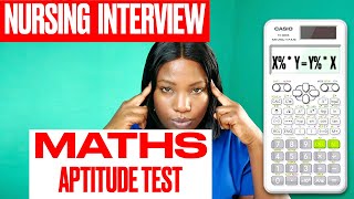 Nursing Interview Exams MATHEMATICAL Questions and Answers  Aptitude Test 3 [upl. by Rossing]