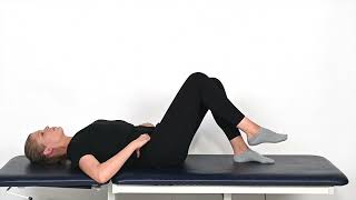 Trans Abdominal Heel Slide Unsupported [upl. by Magas]