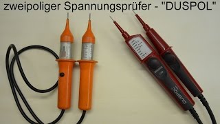 zweipoliger Spannungsprüfer  DUSPOL expert [upl. by Angi]