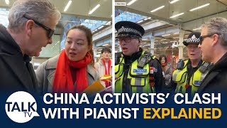 quotThey Tried To Bring CCP Authority To London” ProChina Activist’s Clash With Pianist EXPLAINED [upl. by Jocelin]