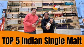 Top 5 Indian Single Malt Whisky  City Ka Theka [upl. by Yttak]