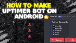 How to make Advance Uptimebot Discord  Para Development [upl. by Nodyroc]