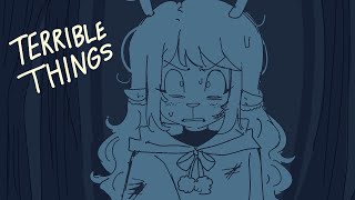 TERRIBLE THINGS  Deltarune Charcle Animatic [upl. by Nnaear248]