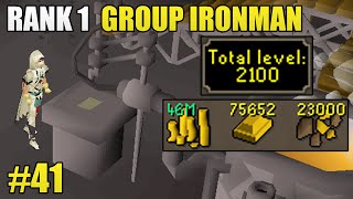 0 Ticking Gold Ore For 390K xphr HC Group Ironman 41 OSRS [upl. by Abibah]