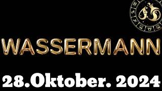 horoskop Wassermann und Tarot Montag 28 Oktober 2024 [upl. by Ermina147]