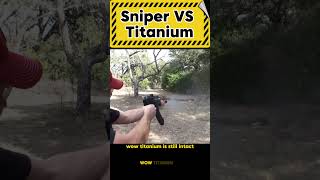 Sniper Rifle vs Titanium Armor which one the winner [upl. by Elvah]