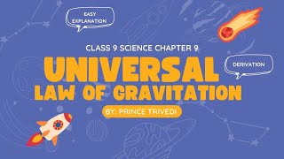 Universal Law of Gravitation Derivation  Class 9 Science [upl. by Buschi]