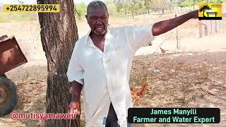 He detects underground water using copper wires James Manyili [upl. by Ellehcor722]