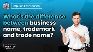 Whats the difference between business name trademark and trade name [upl. by Nevar]