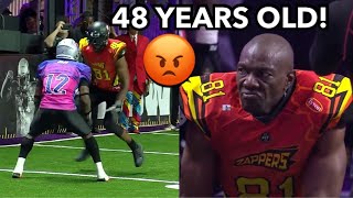 Terrell Owens playing Pro Football at 48 Years Old 🔥 Terrell Owens Mic’d Up  Highlights [upl. by Licec]