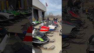 Vintage Snowmobile Show in Wanamingo Minnesota [upl. by Fernyak]